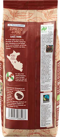 Espresso de Peru, hele bonen, 250 g