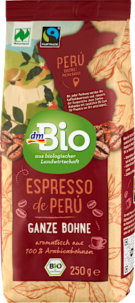 Espresso de Peru, ganze Bohne, 250 g