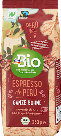 Espresso de Peru, ganze Bohne, 250 g