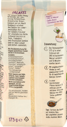 Falafel, glutenfrei, 175 g