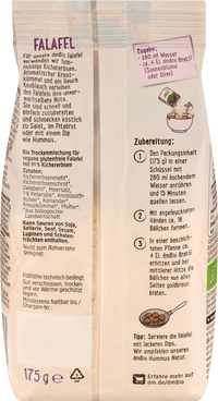 Falafels dmBio, sans gluten, 175 g