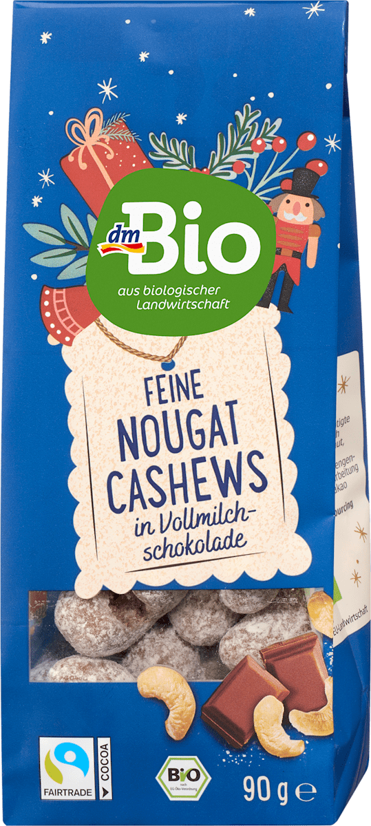 dmBio Feine Nougat Cashews, 90 g