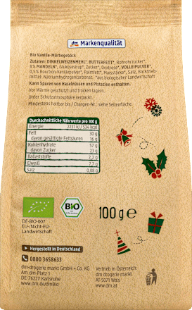 Feine Vanille-Kipferl, 100 g