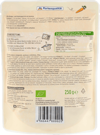 Fertiggericht, Gemüsepfanne mit Bulgur & Quinoa, 250 g