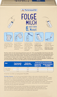 Folgemilch 2, nach dem 6.Monat, 600 g