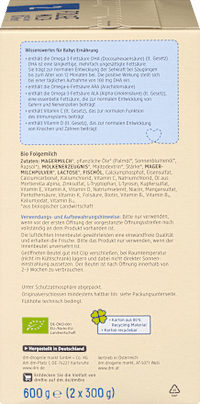 Folgemilch 2, nach dem 6.Monat, 600 g