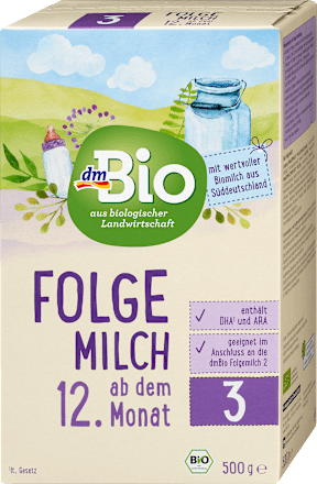 Folgemilch 3 ab dem 12.Monat, 500 g
