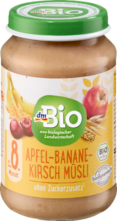 Frucht & Getreide Apfel-Banane-Kirsch Müsli ab dem 8. Monat, 190 g