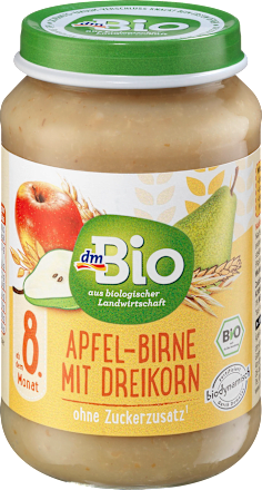 Frucht & Getreide Apfel-Birne mit Dreikorn ab dem 8. Monat, 190 g