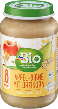 Frucht & Getreide Apfel-Birne mit Dreikorn ab dem 8. Monat, 190 g