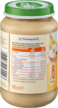 Frucht & Getreide Bircher Müsli ab dem 8. Monat, 190 g