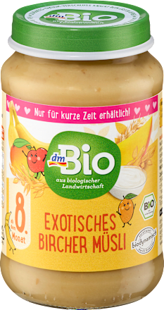 Frucht & Getreide exotisches Bircher Müsli, ab dem 8.Monat, 190 g
