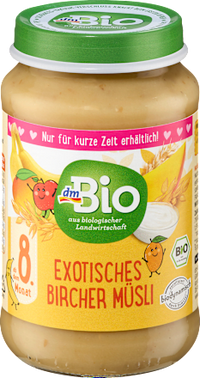 Frucht & Getreide exotisches Bircher Müsli, ab dem 8.Monat, 190 g