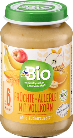 Frucht & Getreide Früchte-Allerlei mit Vollkorn ab dem 6. Monat, 190 g