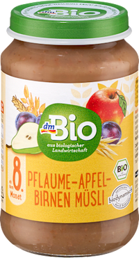 Frucht & Getreide Pflaume-Apfel-Birnen Müsli ab dem 8. Monat, 190 g