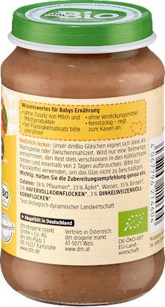 Frucht & Getreide Pflaume-Apfel-Birnen Müsli ab dem 8. Monat, 190 g