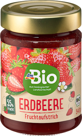 Fruchtaufstrich, Erdbeere 55% Frucht, 340 g