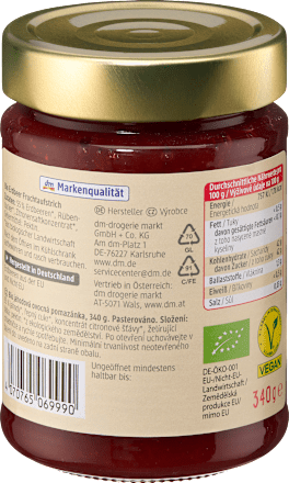 Fruchtaufstrich, Erdbeere 55% Frucht, 340 g
