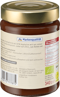 Fruchtaufstrich, Hagebutte 55% Frucht, 340 g
