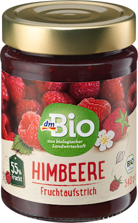 Fruchtaufstrich, Himbeere 55% Frucht, 340 g