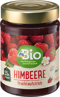 Fruchtaufstrich, Himbeere 55% Frucht, 340 g