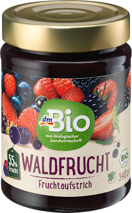 Fruchtaufstrich, Waldfrucht 55% Frucht, 340 g