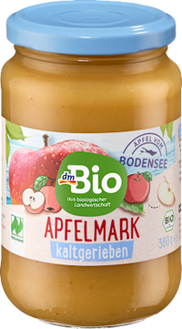 Fruchtmark Apfel kaltgerieben, 360 g