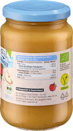 Fruchtmark Apfel kaltgerieben, 360 g