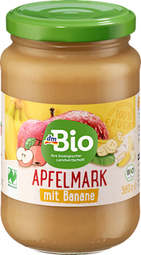 Fruchtmark Apfel mit Banane, 360 g