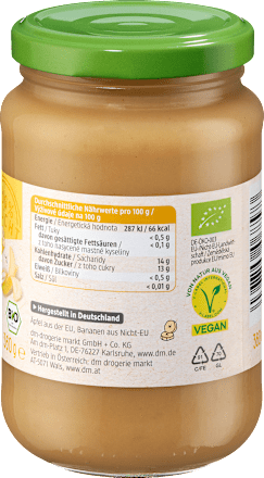 Fruchtmark Apfel mit Banane, 360 g