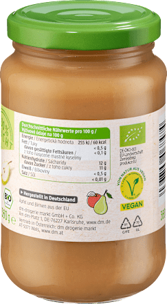 Fruchtmark Apfel mit Birne, 360 g