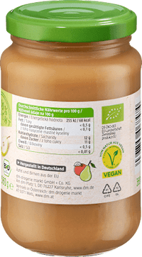 Fruchtmark Apfel mit Birne, 360 g