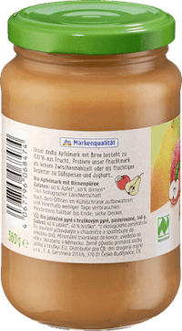 Fruchtmark Apfel mit Birne, 360 g