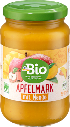 Fruchtmark Apfel mit Mango, 360 g