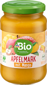 Fruchtmark Apfel mit Mango, 360 g