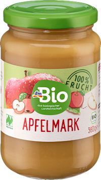 Fruchtmark Apfel, 0,36 kg