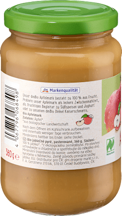 Fruchtmark Apfel, 0,36 kg