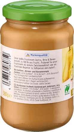 Fruchtmark Birne-Quitte, 360 g