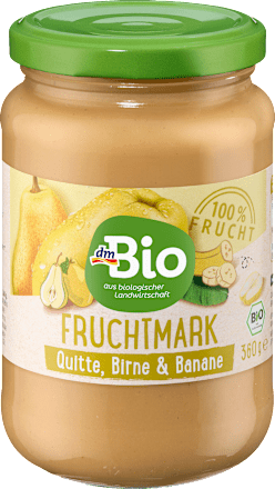 Fruchtmark Quitte, Birne & Banane, 360 g