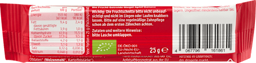 Fruchtriegel Apfel-Banane ab 1 Jahr, 25 g