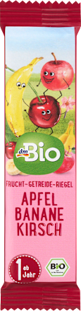 Fruchtriegel Apfel, Banane, Kirsche ab 1Jahr, 25 g