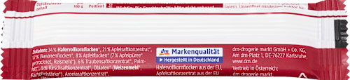 Fruchtriegel Apfel, Banane, Kirsche ab 1Jahr, 25 g