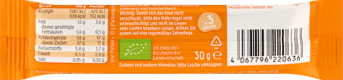 Fruchtriegel Hafer Orange-Karotte, ab 3 Jahren, 30 g