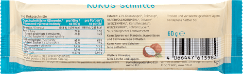 Fruchtriegel, Kokos, 60 g