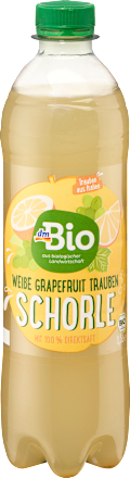 Fruchtschorle, Weiße Grapefruit & Trauben, 0,5 l EINWEG