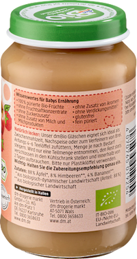 Früchte Apfel-Himbeer-Banane ab dem 5. Monat, 190 g