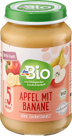 Früchte Apfel mit Banane ab dem 5. Monat, 190 g