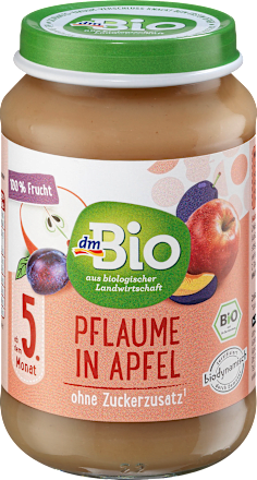 Früchte Pflaume in Apfel ab dem 5. Monat, 190 g