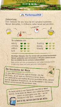 Früchte- & Kräutertee mit Apfel, Minze & Zitronengras (20 Beutel), 40 g
