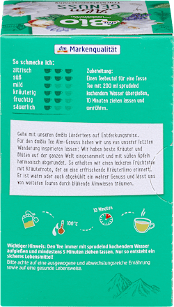Früchtetee Almgenuss (20 Beutel), 40 g